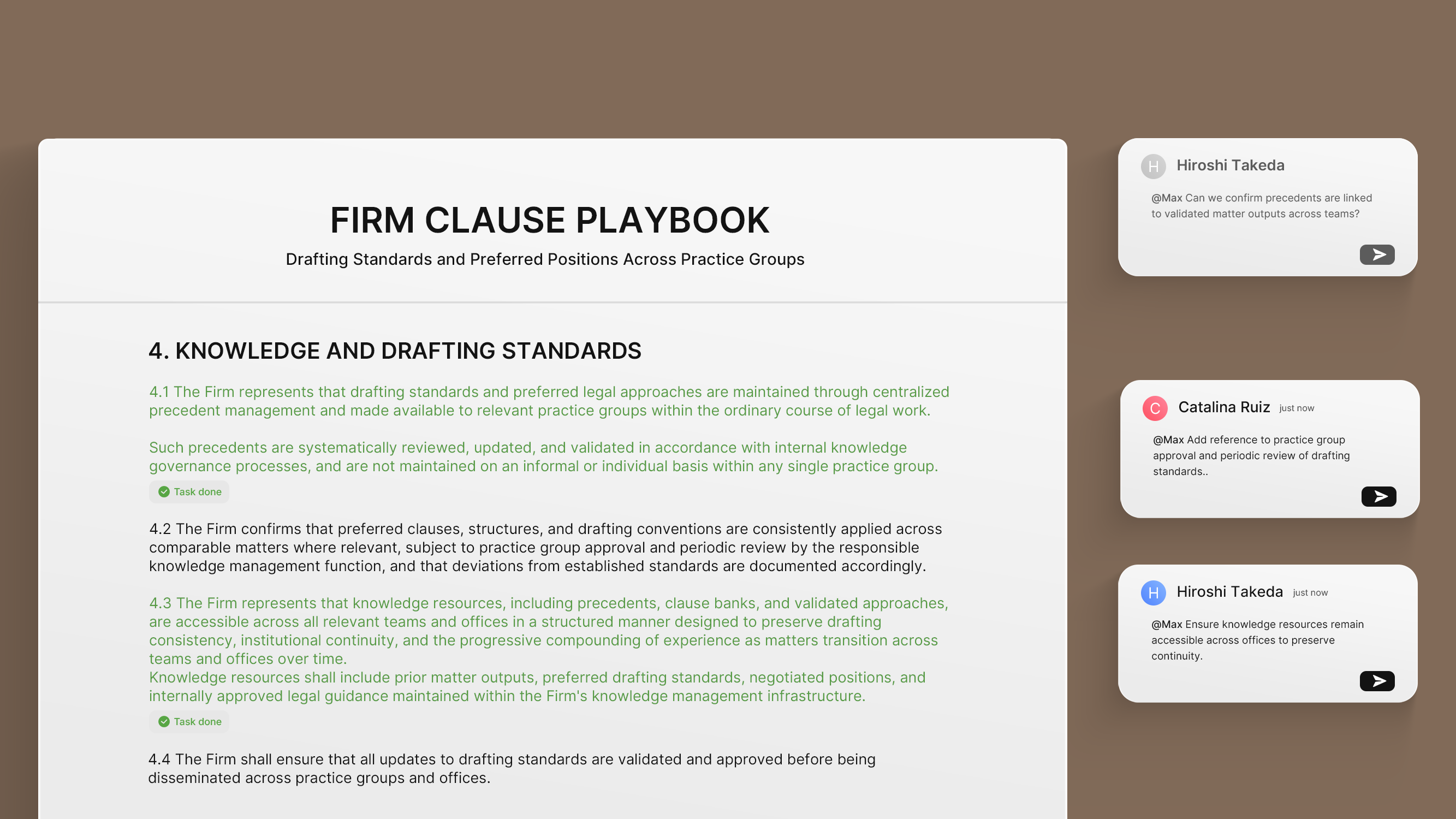 Contextual Precedent Access