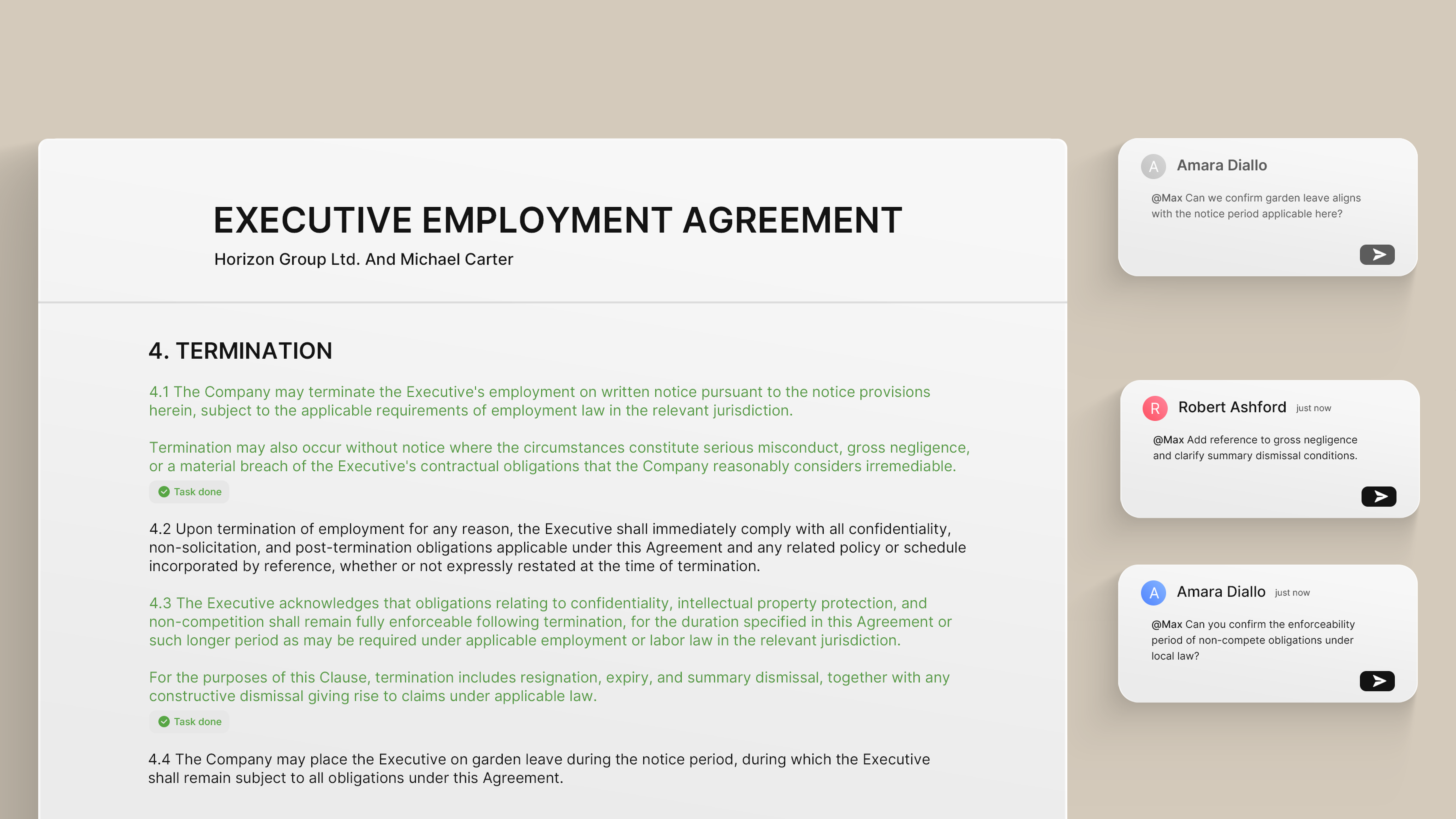 Disciplinary & Termination