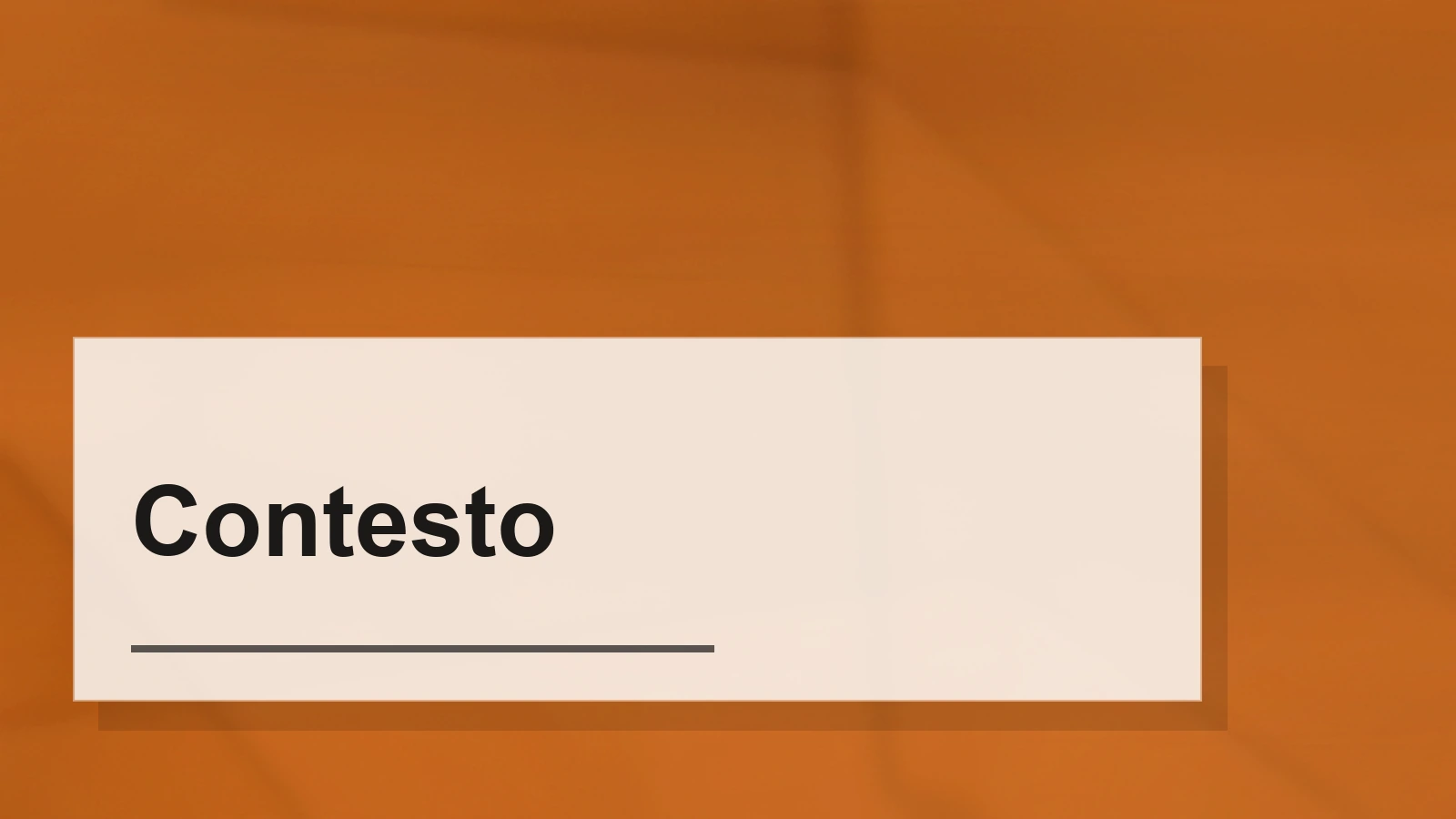 Composizione tipografica del termine Contesto