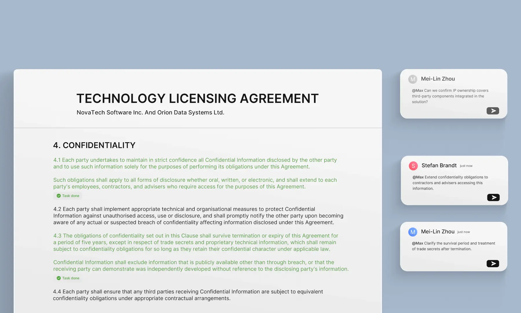 IP Agreement Drafting