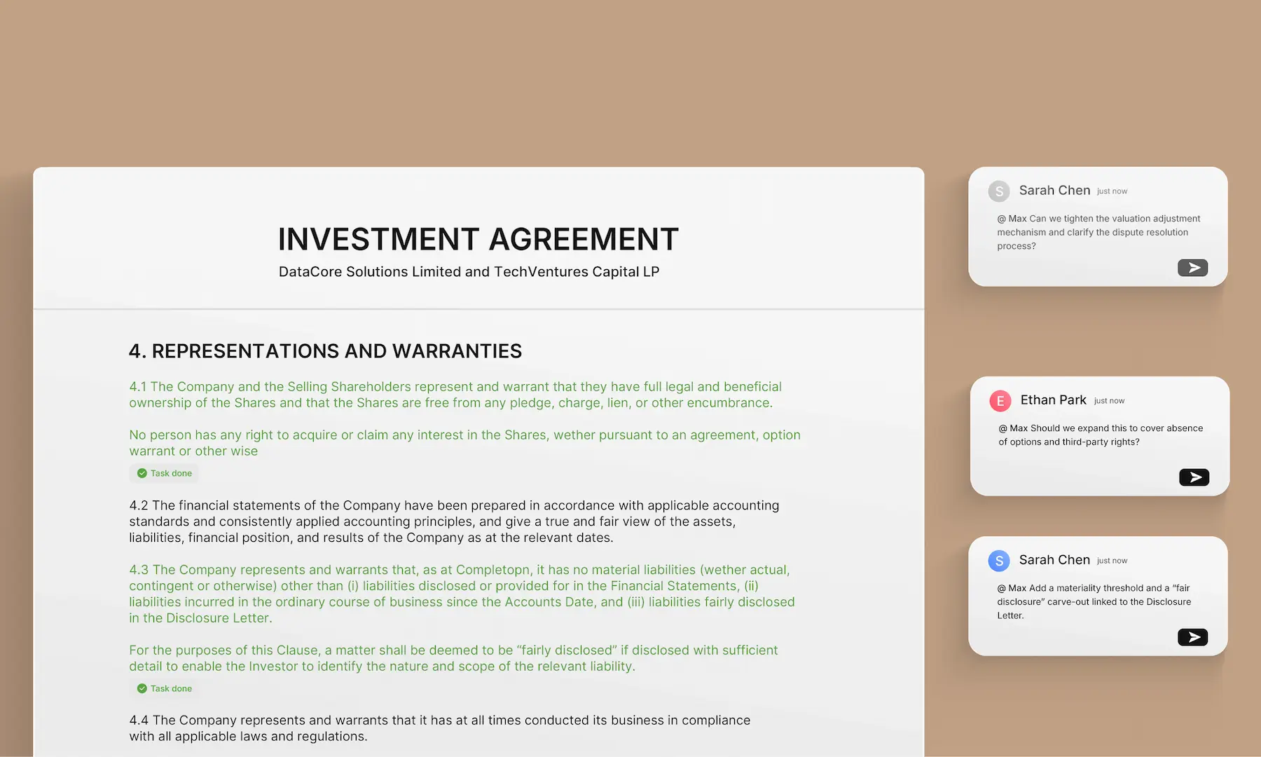 Transaction Drafting